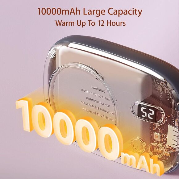 New in the box! Rechargeable Hand Warmer and Power Bank 2 in 1 - Picture 3 of 5